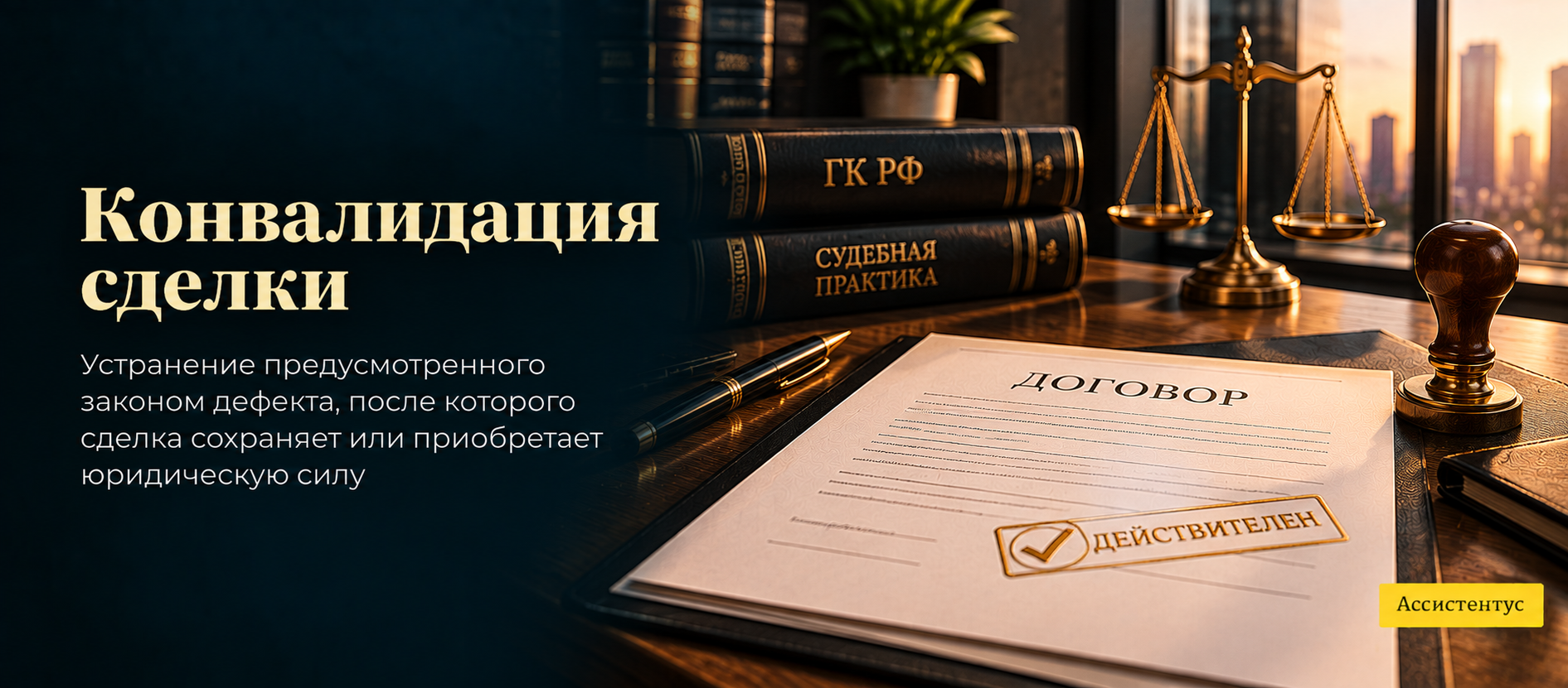  Конвалидация сделки 