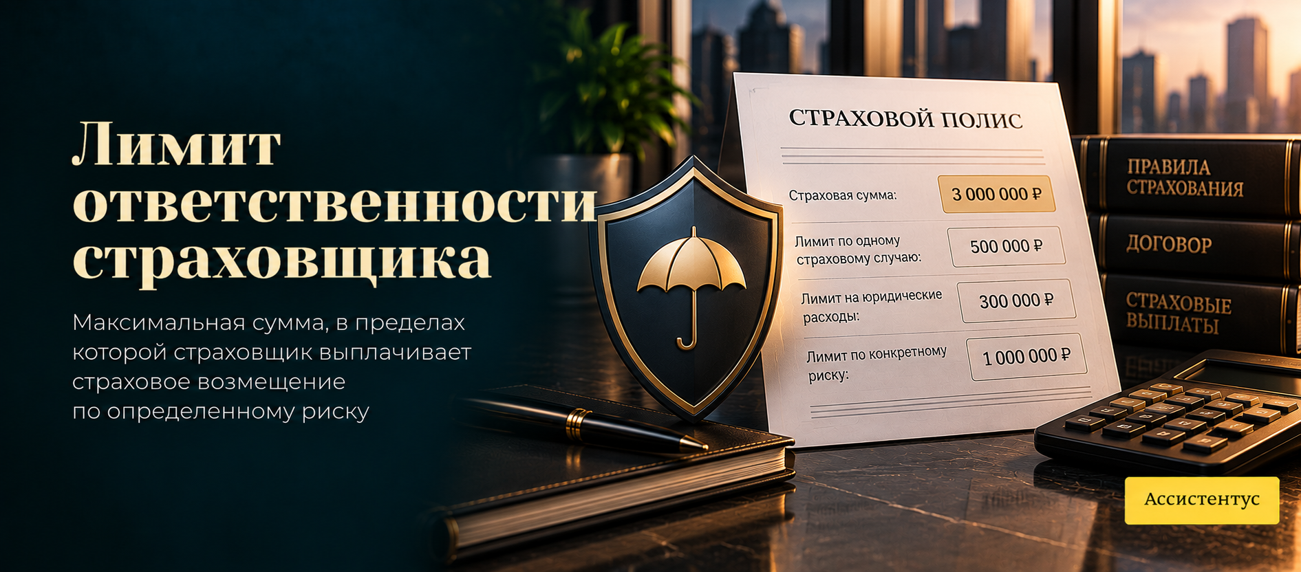  Лимит ответственности страховщика 
