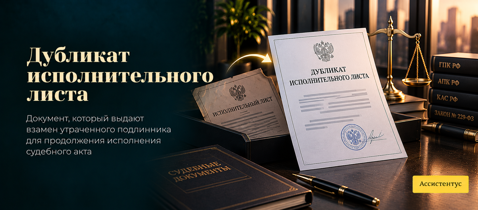  Дубликат исполнительного листа 