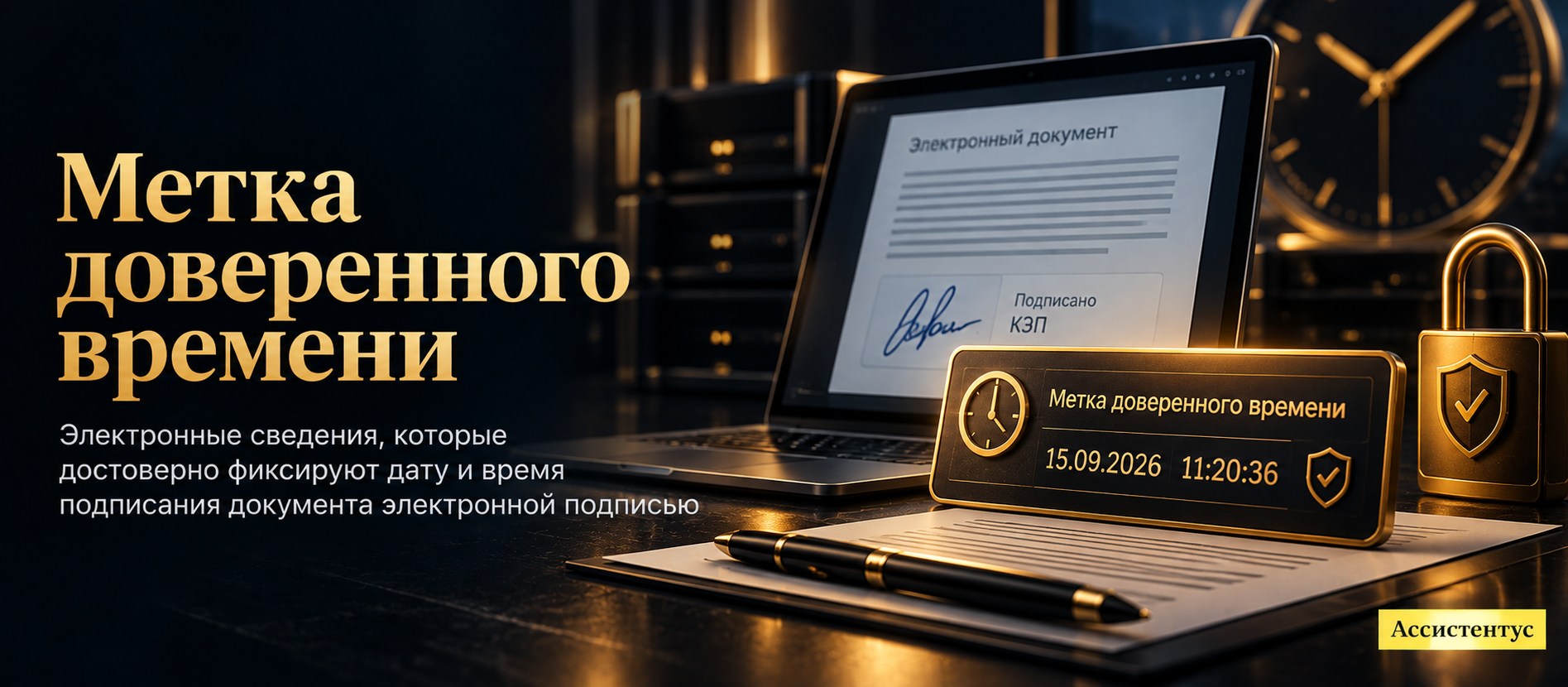  метка доверенного времени 