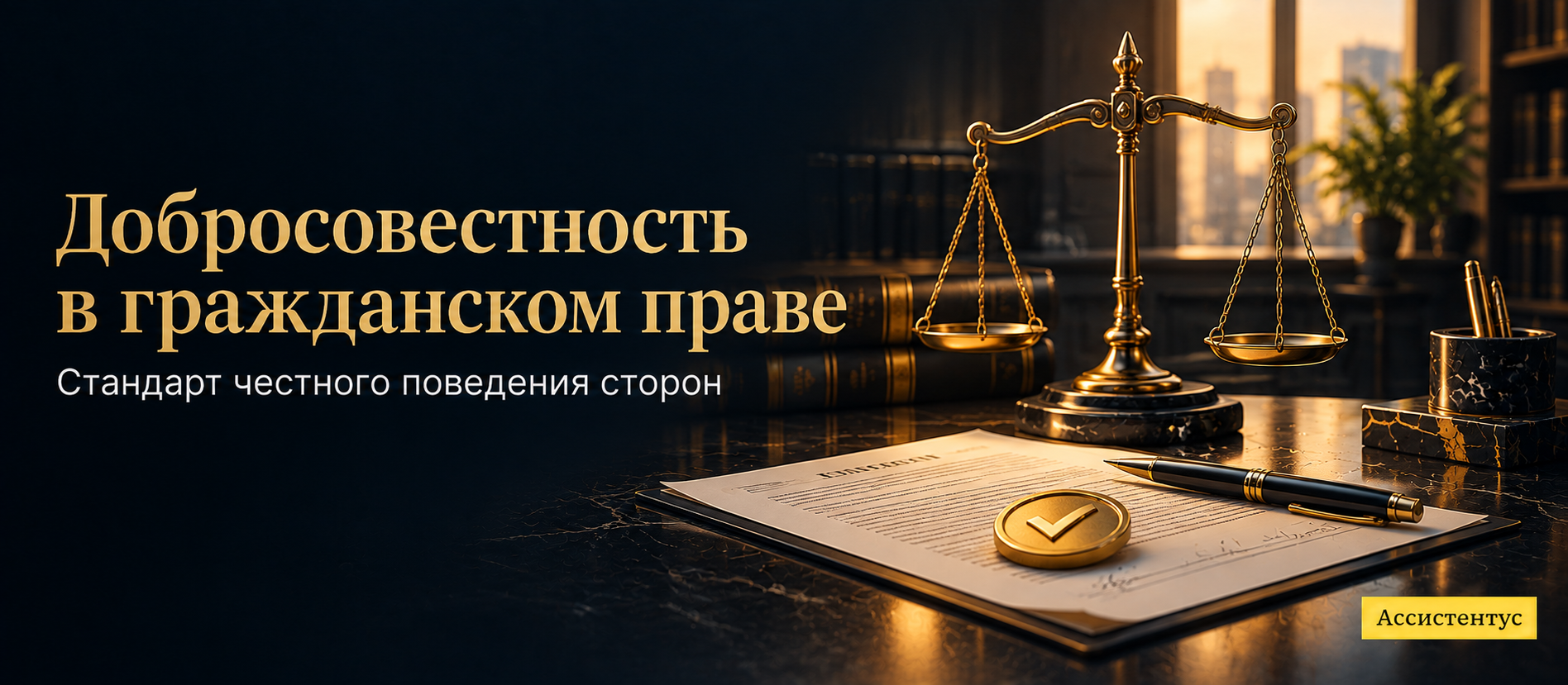 Добросовестность в гражданском праве 