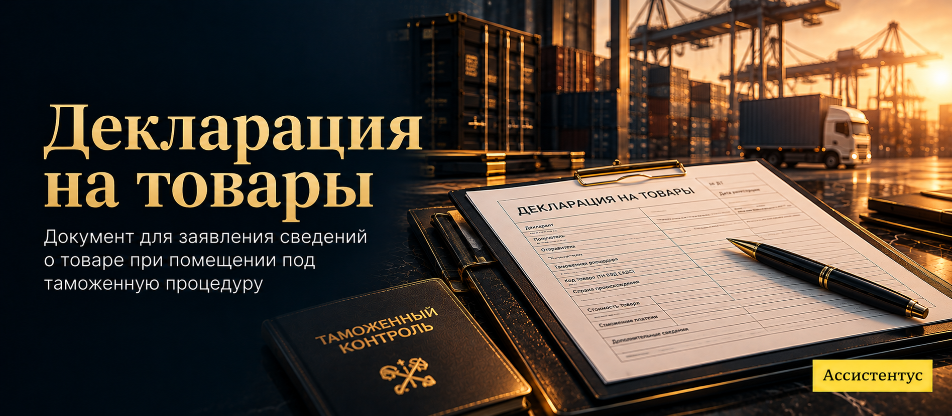 Декларация на товары 