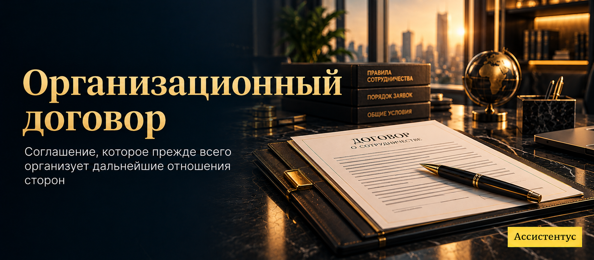  Организационный договор 
