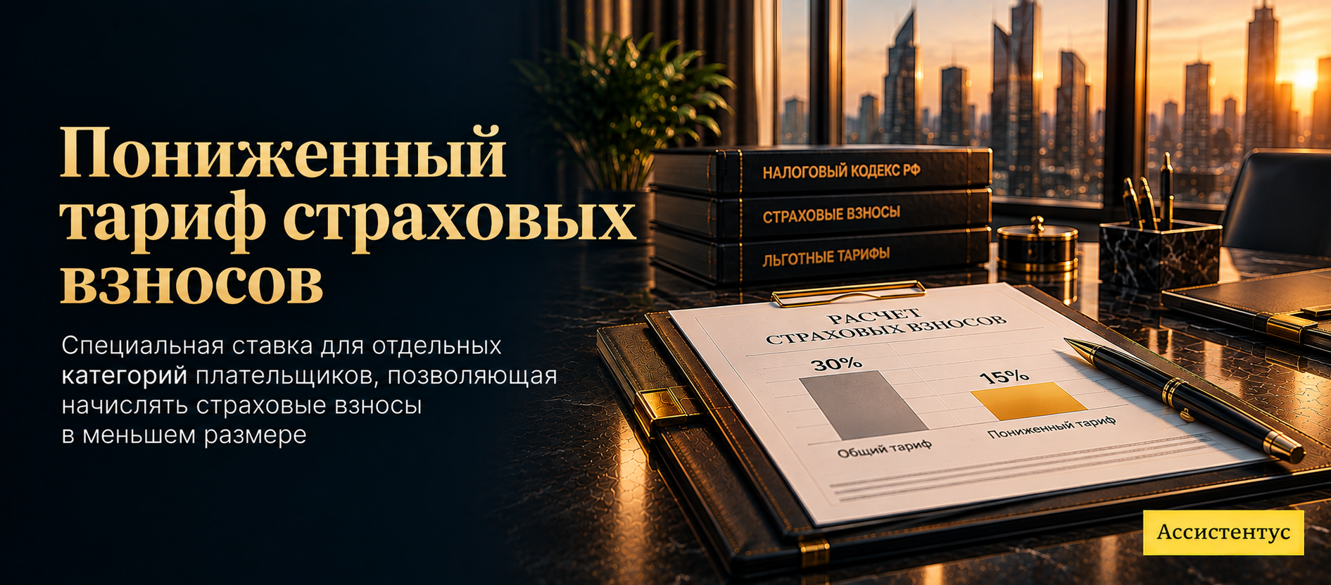  Пониженный тариф страховых взносов 