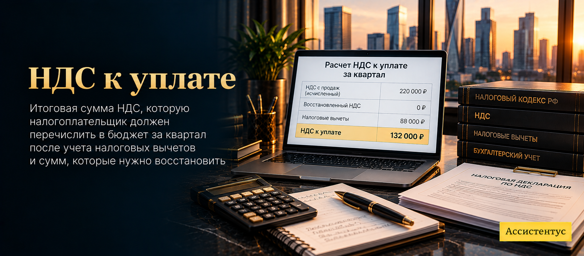  НДС к уплате 