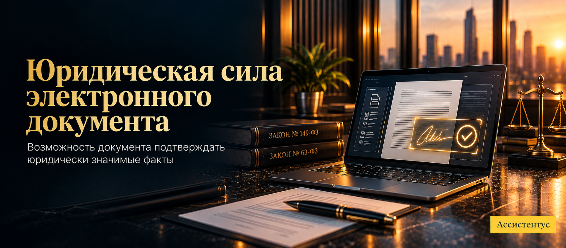  Юридическая сила электронного документа 