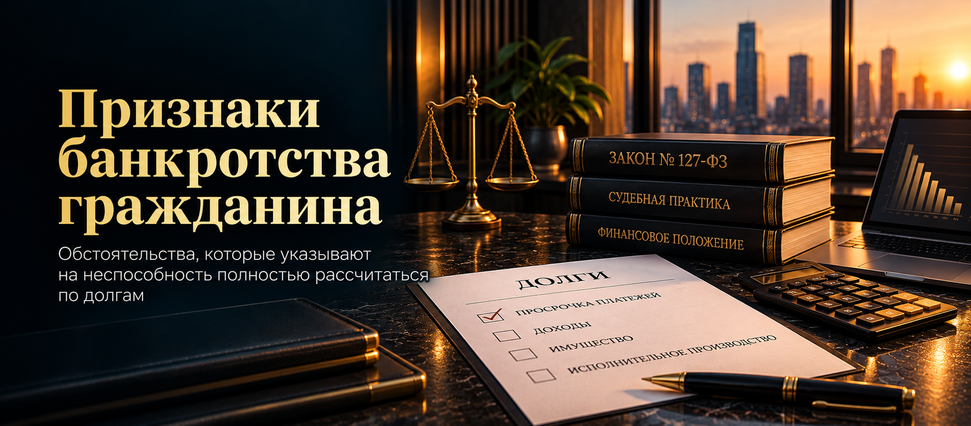 Признаки банкротства гражданина